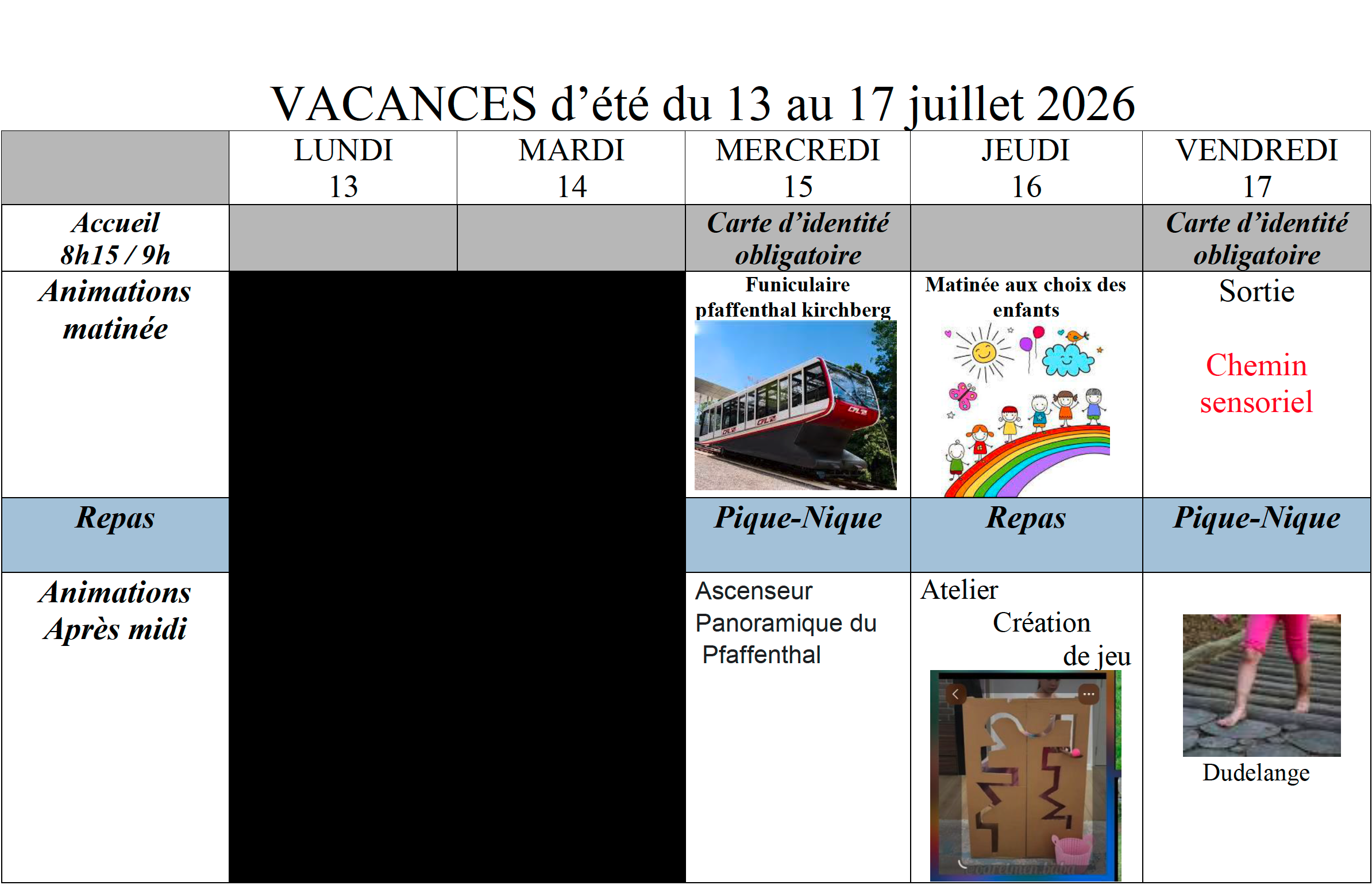 13 au 17 jui 2026