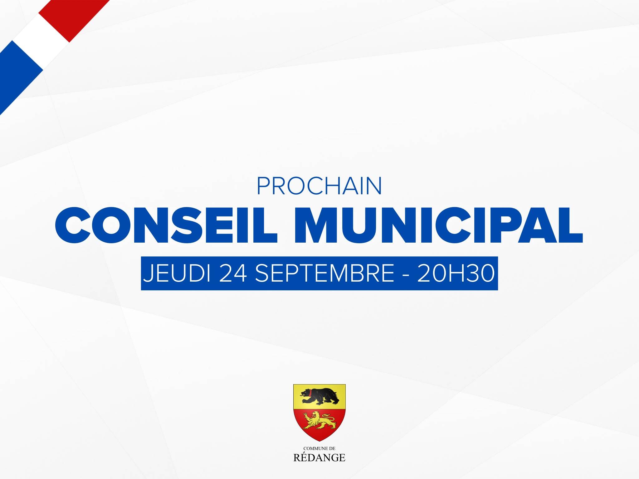 conseil municipal 24 septembre