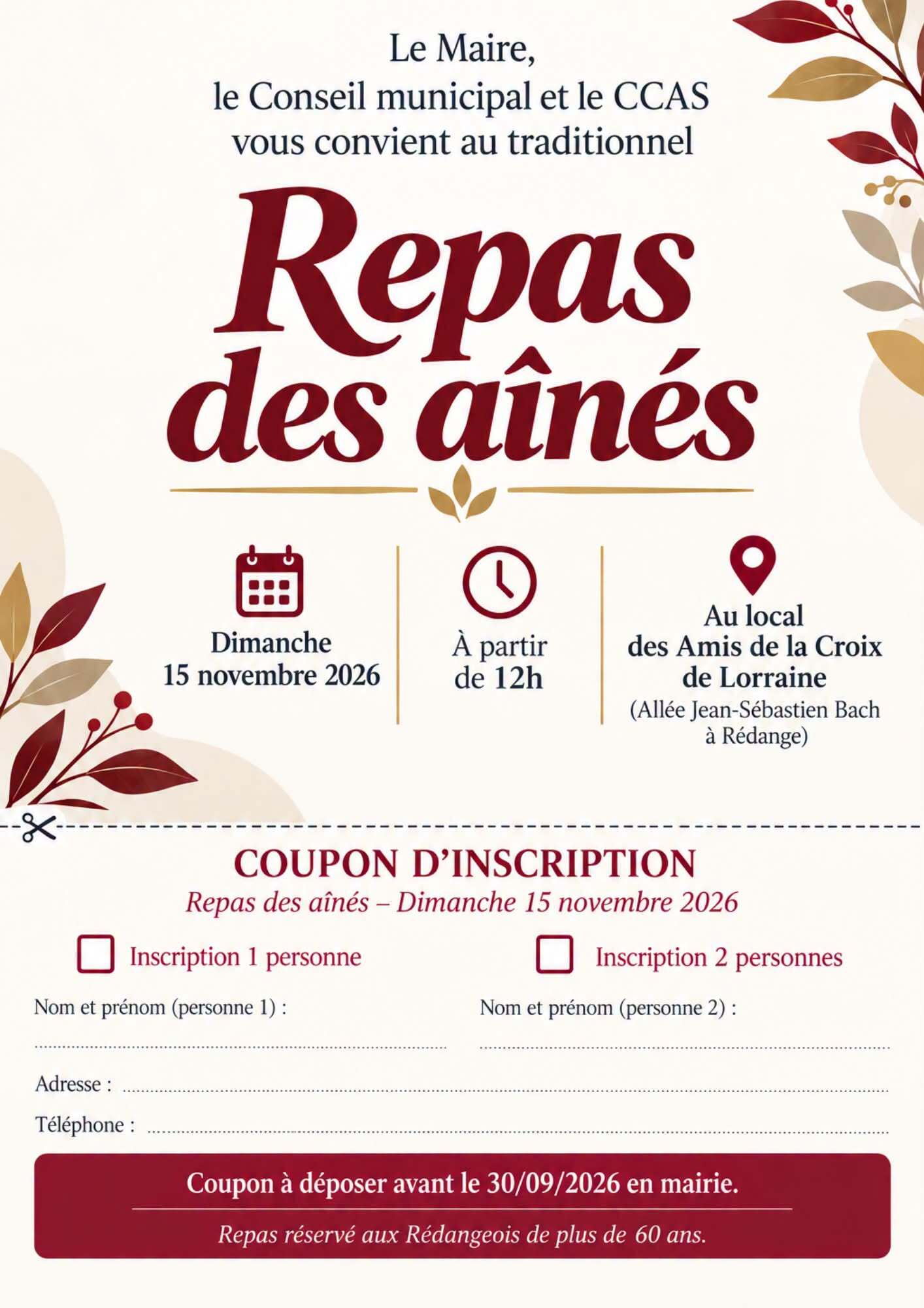repas ancien 2026